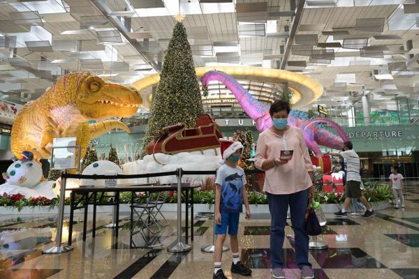 疫情影响下的新加坡樟宜机场