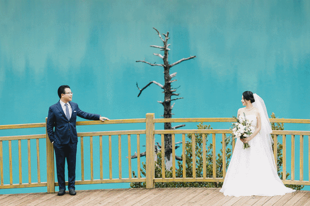 结婚第三年，我再次穿上婚纱，去丽江最美酒店