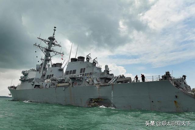 美国海军太堕落：万吨级大舰到南沙碰瓷惹事，未来发展一片迷茫