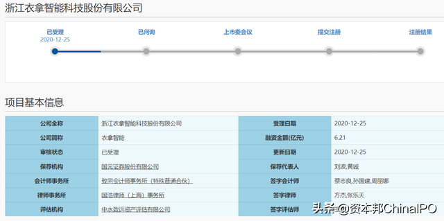 衣拿智能拟登科创板，对赌协议风险“泰山压顶”