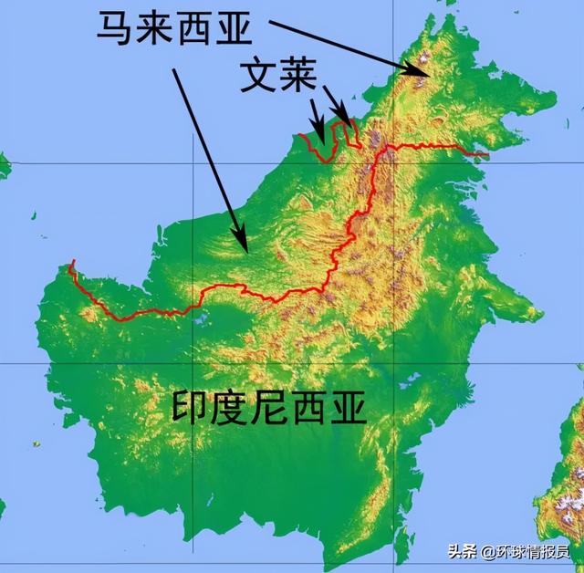 文莱的面积够小了，国土为什么还被马来西亚一分为二？