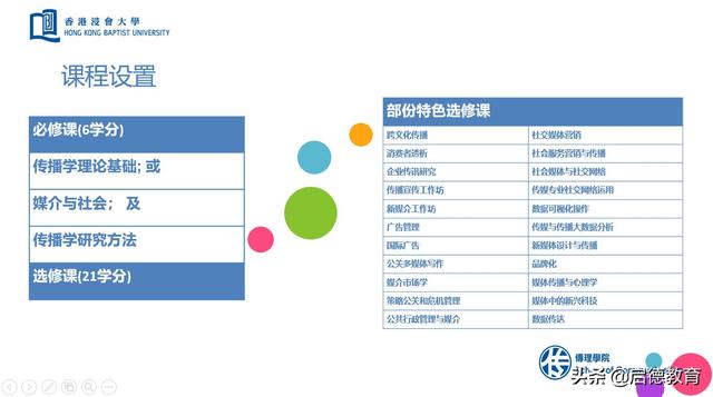 在亚洲第一的传媒院校香港浸会大学读硕士，收获世界名企入场券