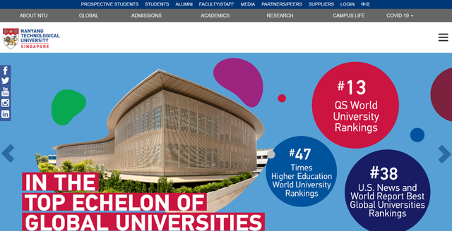 南洋理工TOP7/新国立TOP12，新加坡传媒申请限制多