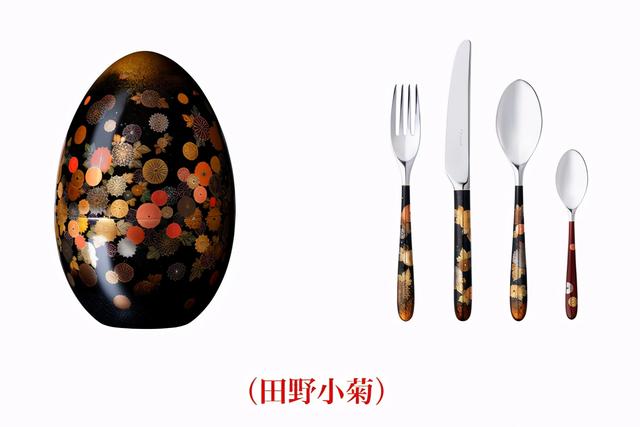 法国高端银器品牌昆庭与日本漆器、莳绘大师箱濑淳一推出合作系列