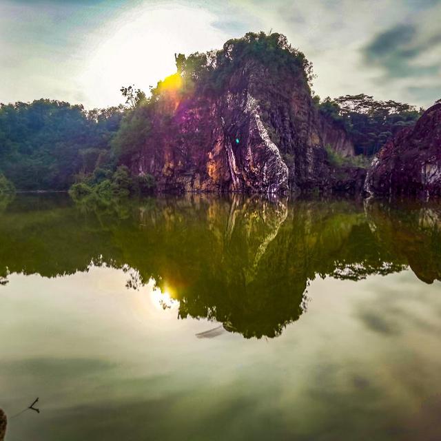 阳光明媚  新加坡小桂林之晨