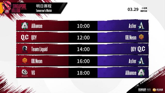 新加坡Major外卡战罢，PSG.LGD、VG携手晋级