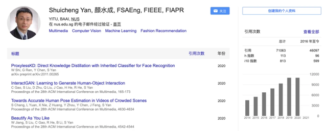 颜水成加入新加坡上市公司，任首席科学家领导AI实验室