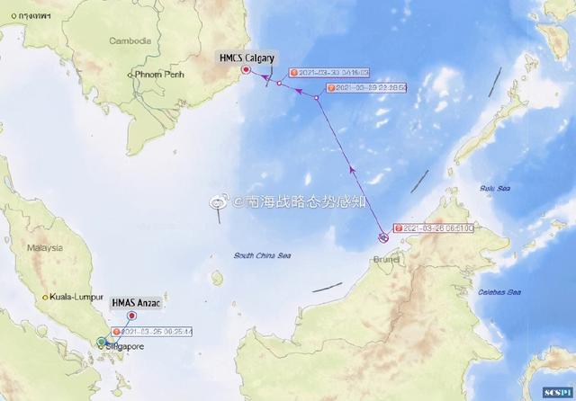 嚣张！澳大利亚、加拿大两国军舰在南海活动 还有艘是“盾舰”