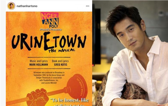 转贴撒尿事件恶搞海报 新加坡歌手向洋挨轰道歉