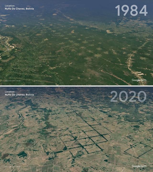 14张卫星拍摄的地球30年对比照，30年前迪拜还是一片沙滩