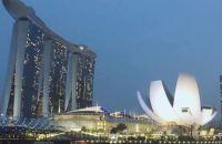 美丽狮城新加坡，夜色迷人！