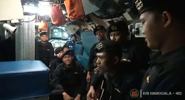 印尼沉没潜艇艇员几周前曾唱“告别”歌