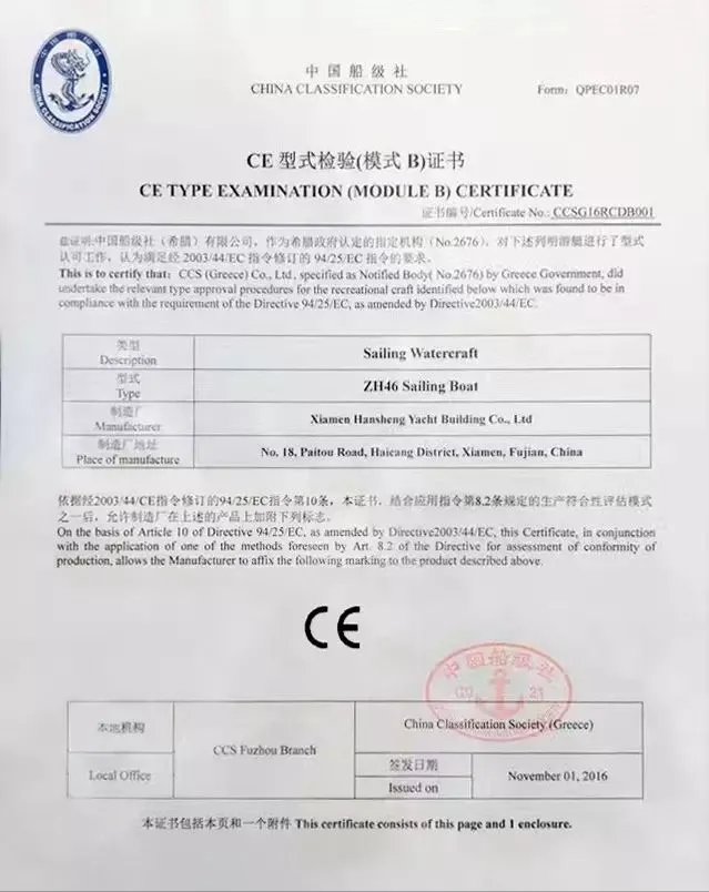 一文读懂游艇的CE认证