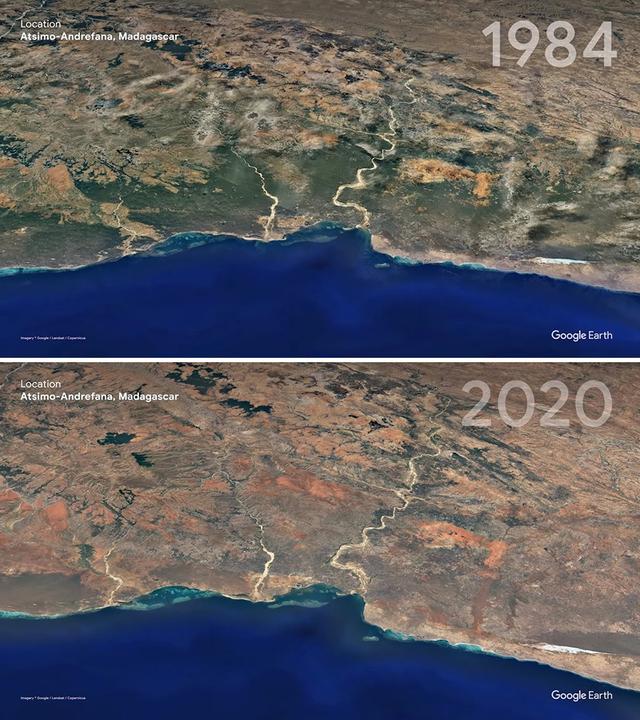 14张卫星拍摄的地球30年对比照，30年前迪拜还是一片沙滩