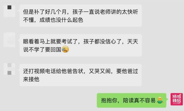 “孩子哭闹、老公扯后腿，我还要坚持陪孩子在新加坡留学吗？”