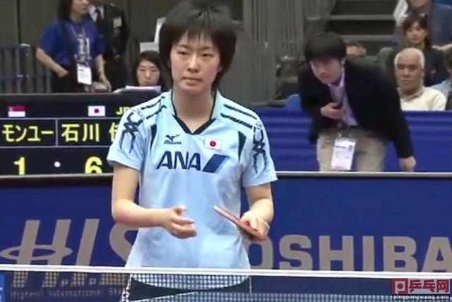 石川佳纯16岁第一次世乒赛，横滨世乒赛6局力克于梦雨，进八强