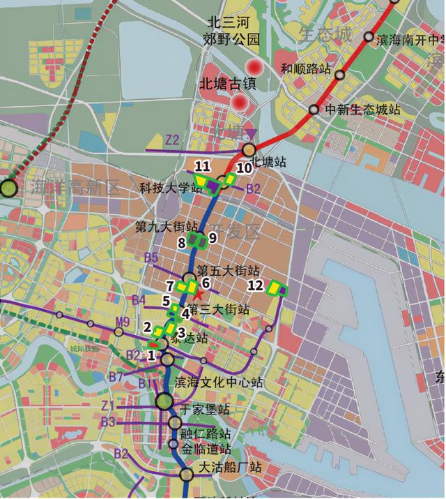 45宗地块，304万方土地储备亮相泰达推介会，涉及这些热点片区