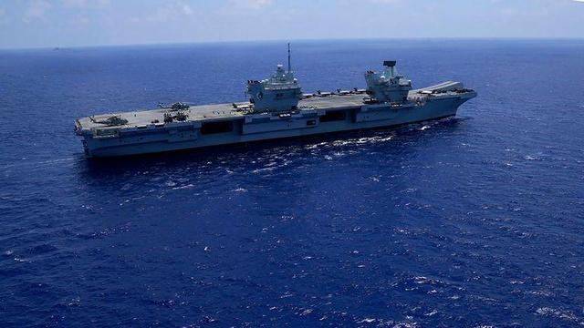 英国新航母舰队在地中海首次执行作战任务