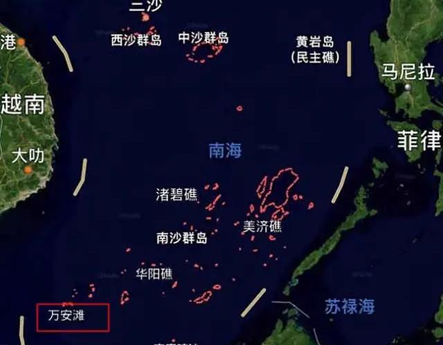 了解一下我国南沙群岛的万安滩
