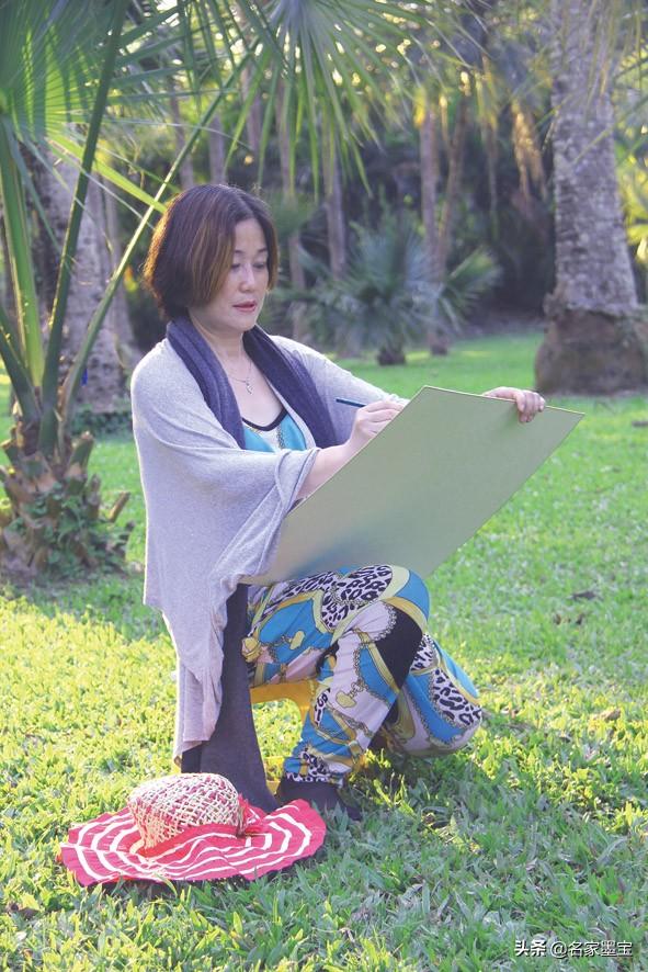 青山绿水，彩墨慧心——读著名女画家孙恺的工笔重彩山水