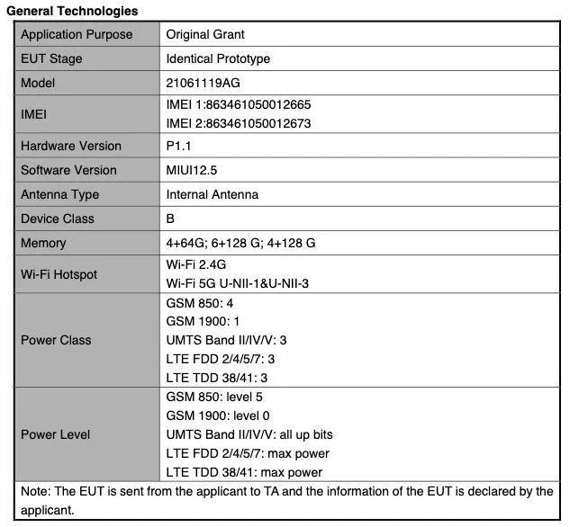 Redmi 10通过FCC和IMEI机构认证：MIUI 12.5系统+双频Wi-Fi