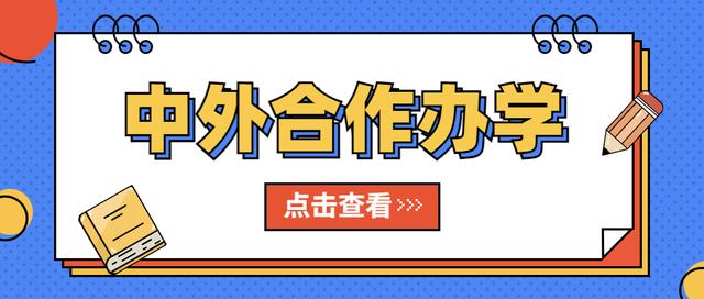 这几个优质中外合作办学项目可以列入考虑