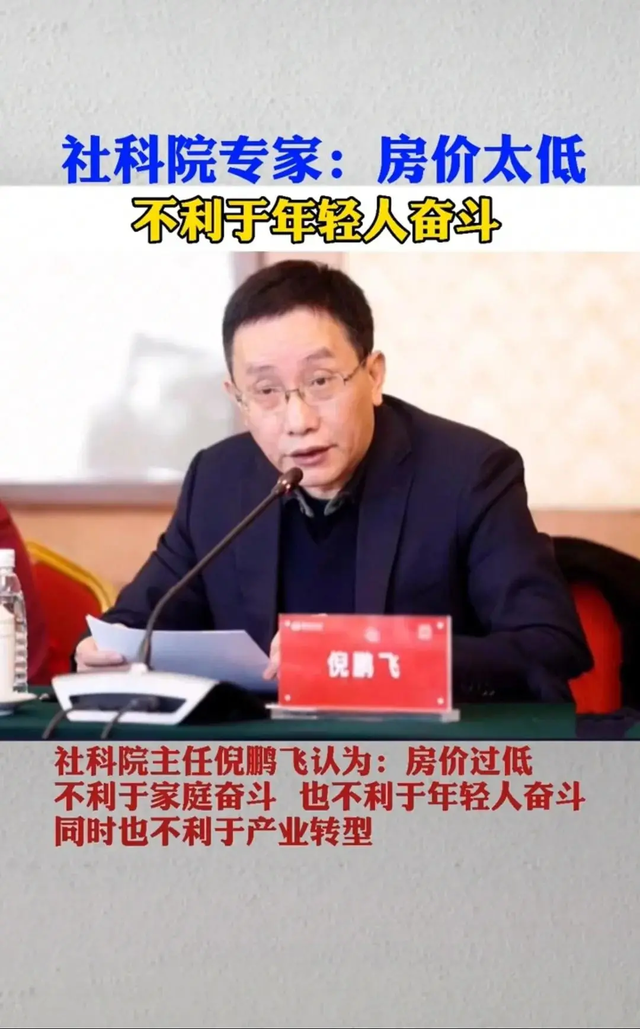 “房价太低不利于年轻人奋斗”，专家说的真没毛病