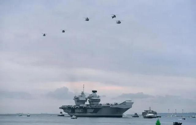 外媒：“带病毒”的英国航母驶入南海