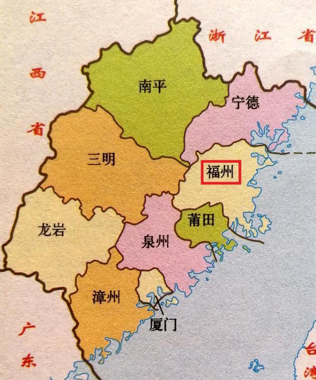 闽语分布地图