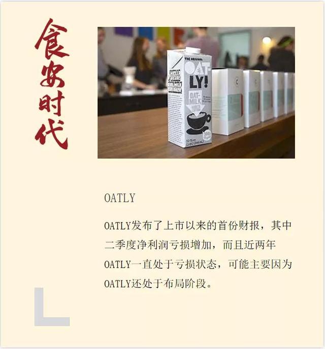 OATLY布局阶段出现亏损，中国市场仍是重点