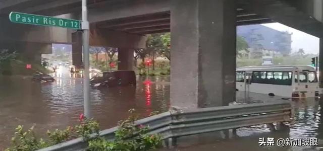 新加坡突降暴雨，全岛多处淹水！多车受困，惊动民防部队紧急救援