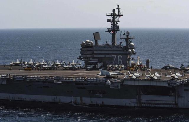 四国联盟峰会在即，里根号再闯南海，双航母齐聚亚太，美国耍威风