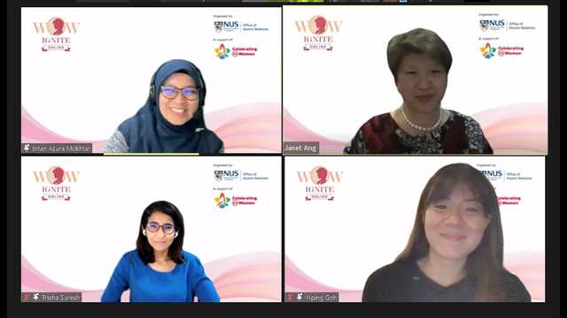 NUS网络研讨会 | 越来越多女性在新加坡社会取得成功