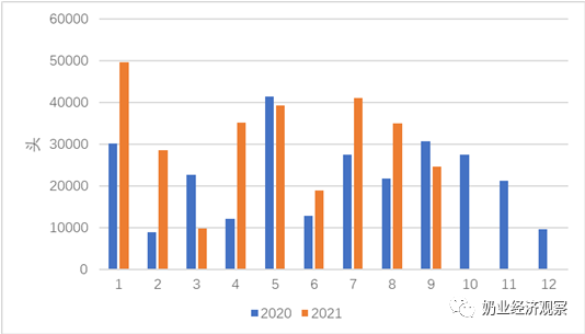 中国奶业贸易月报2021年10月