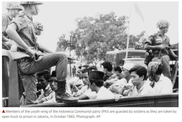 文件曝光：英国间谍参与煽动50年前印尼反共排华大屠杀