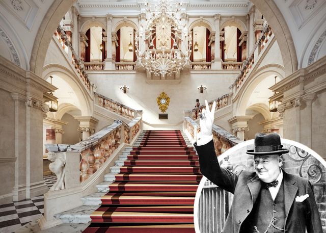 007取景五次，丘吉尔用过的办公楼，爆改成伦敦首家莱佛士酒店