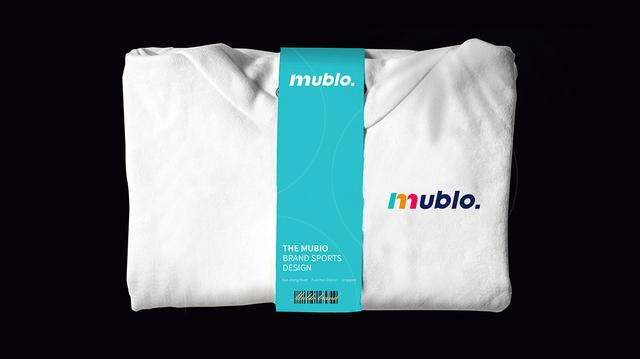 国内设计作品欣赏｜“MUBLO”运动服装品牌形象设计——年轻活力