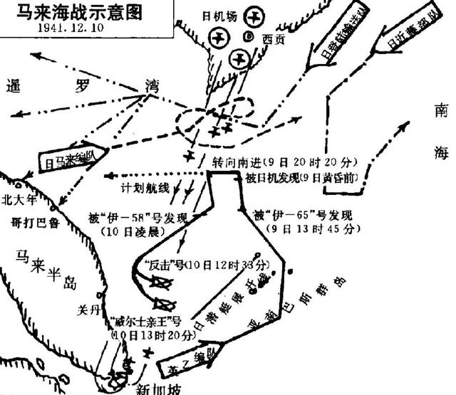 马来海战：日本海军航空兵的巅峰，2小时消灭英国远东舰队主力