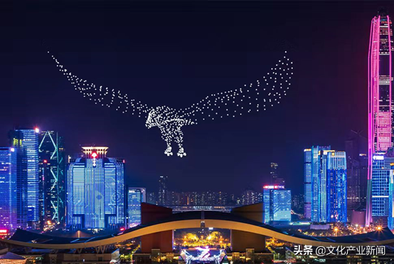 无人机灯光秀，一把子爱住