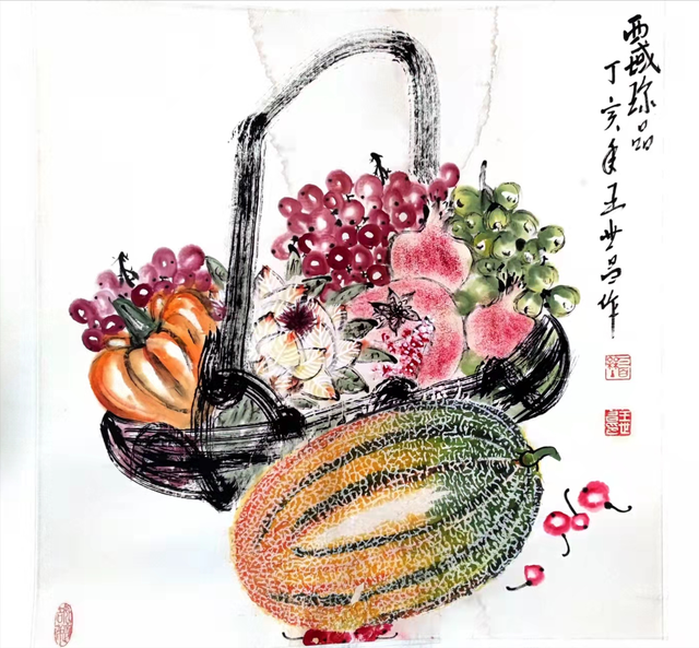 王世昌的哈密瓜：画里溢出的甜蜜