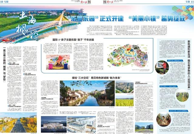 《解放日报》专版刊登！“美丽小镇”蓄势绽放！