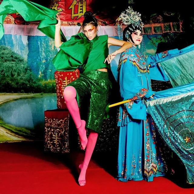华人摄影师 Yu Tsai 拍摄了一组京剧主题的时尚大片