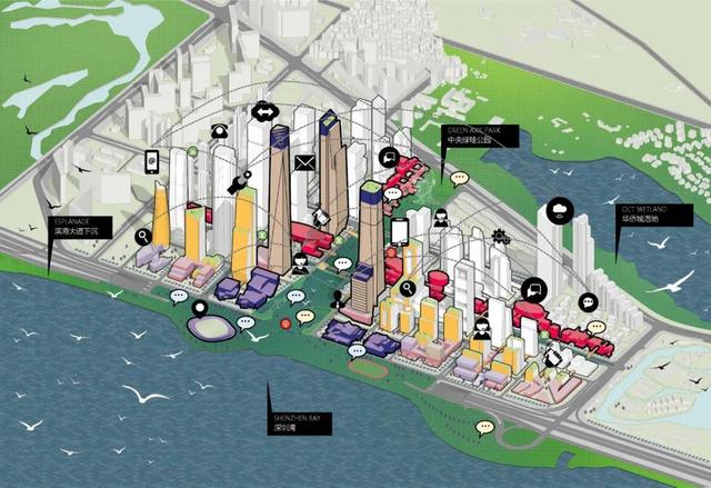 深圳湾超级总部基地建设又有新进展，夜景灯光等三大专项规划发布→