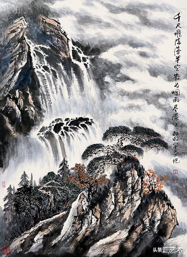 五彩的山水｜|毓敏画意