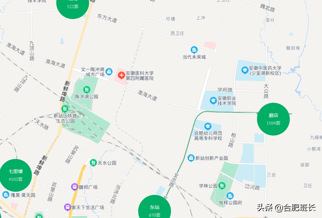 200到1000万分别能在合肥市区买哪些二手房小区和多大的？