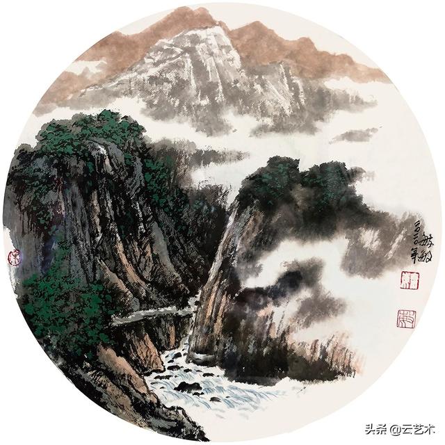 五彩的山水｜|毓敏画意