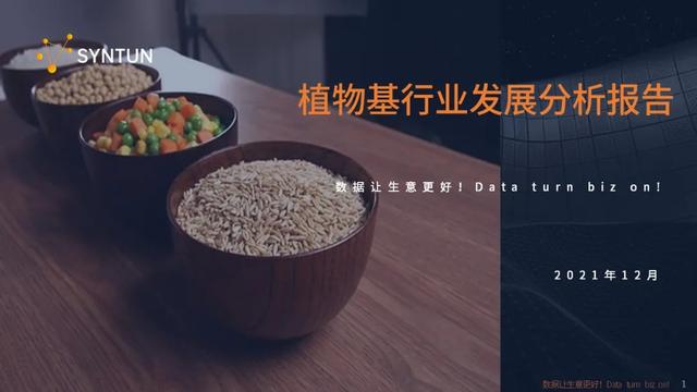 星图数据丨植物基行业发展分析报告