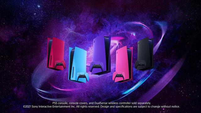 索尼为PlayStation 5提供五款新配色，将于明年1月份开售