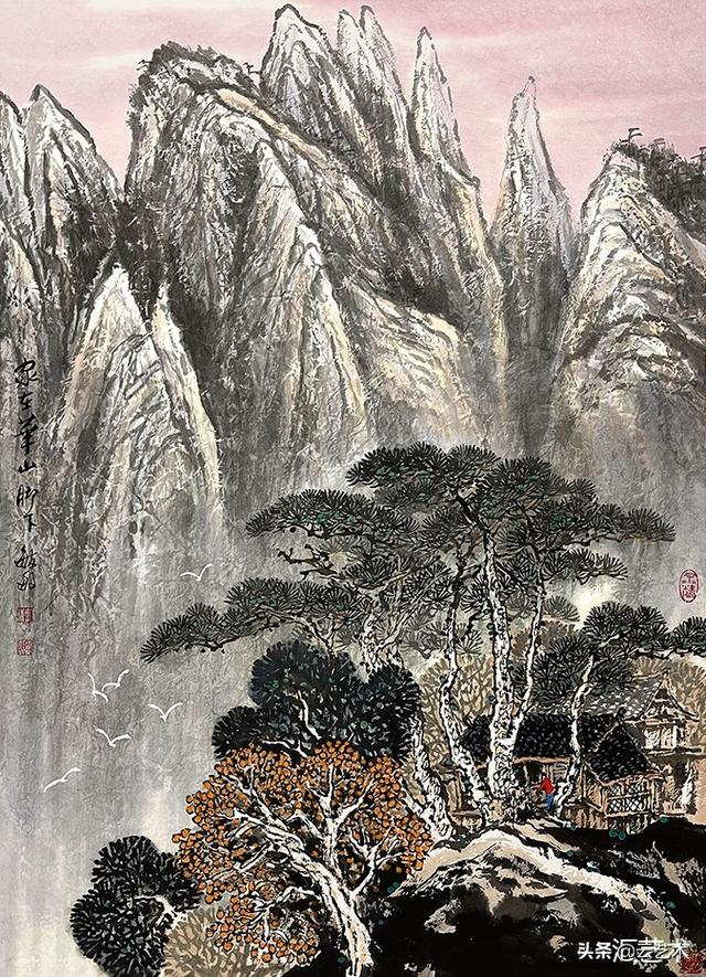 五彩的山水｜|毓敏画意