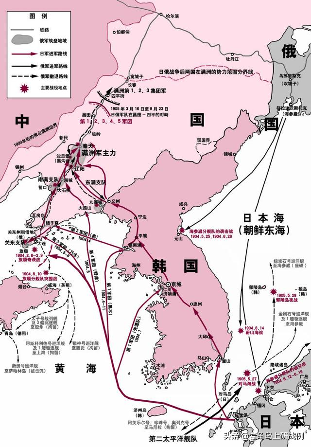 日俄战争对马海战俄国为什么输？来看看舰队增援途中那些神操作